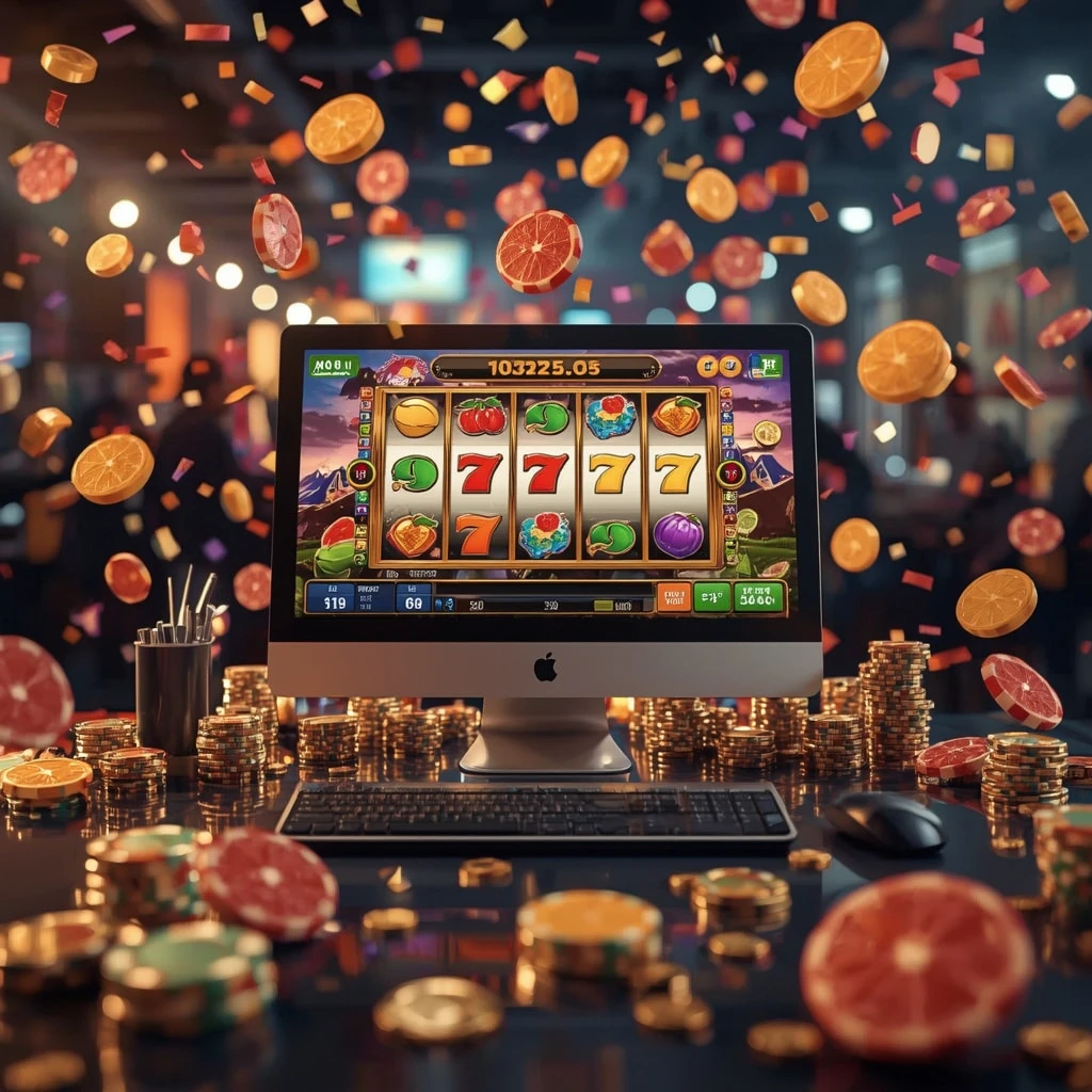 slot machine sullo schermo LOGINBET CASINO