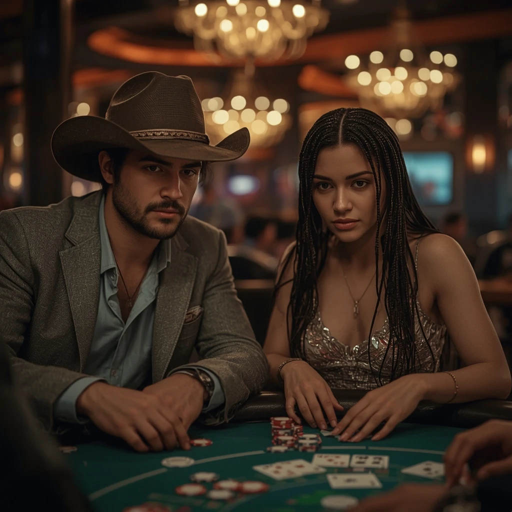 foto di due giocatori di poker LOGINBET CASINO